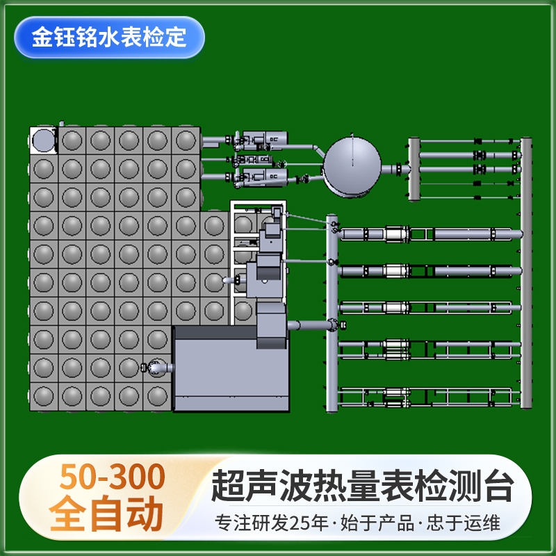 DN50-D300全自動(dòng)水表（熱量表）耐久性實(shí)驗(yàn)裝置（水平式）